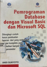 Image of Pemrograman Database Dengan Visual Basic Dan Microsoft SQL